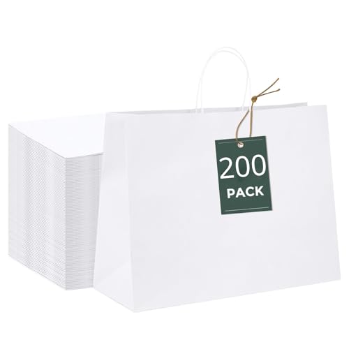 White 16x6x12 Inch 200Pcs