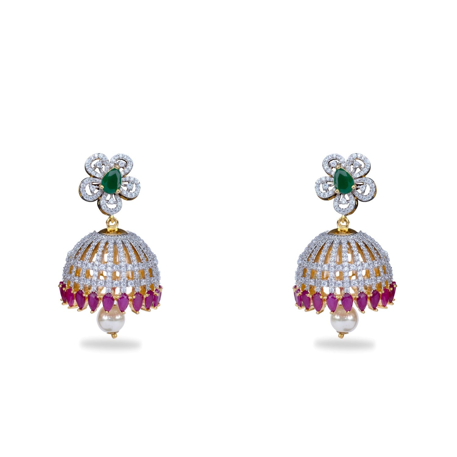 Elegant Lilac Floral Multi Nakshatra CZ Choker Set - Perfect for Weddings, Parties & Special Occasions