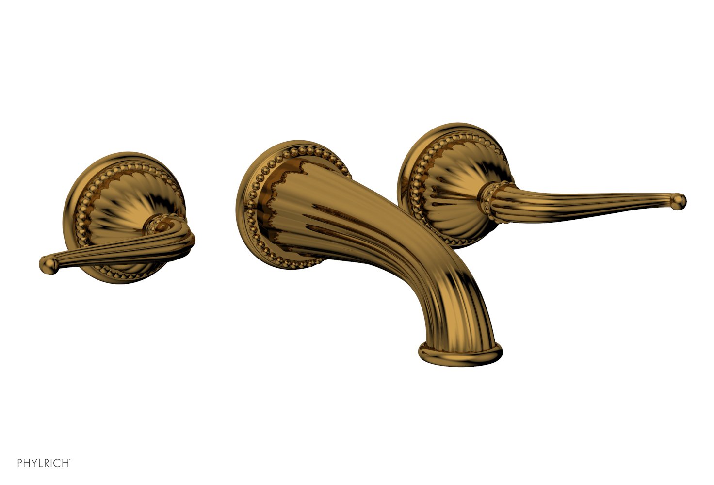 Georgian & Barcelona Wall Tub Faucet Set with Lever Handles K1141 - Perfect for Modern Bathroom & Spa Renovations