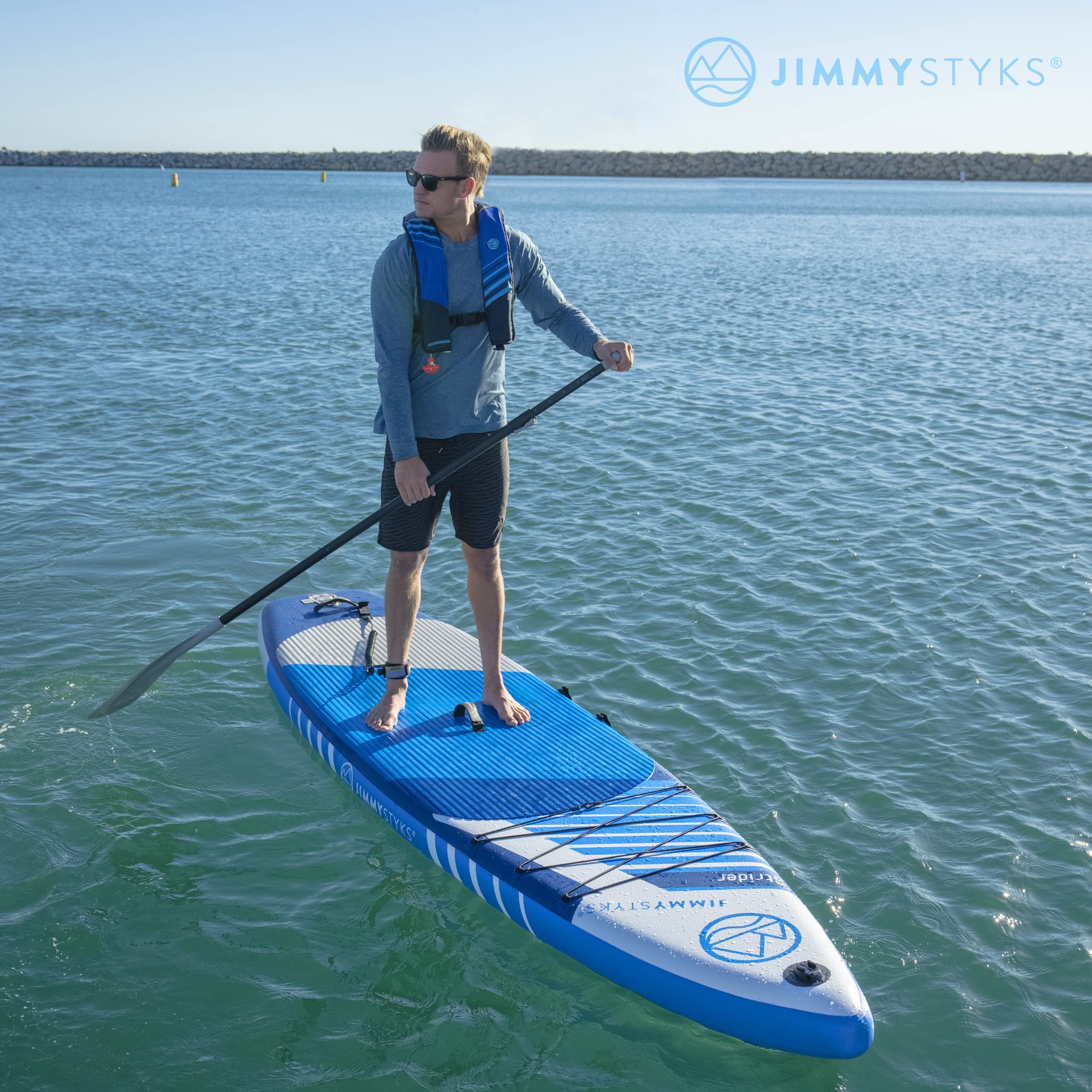 Inflatable Stand Up Paddle Board (SUP) with Premium Accessories - Lightweight & Stable for All Skill Levels | Perfect for Yoga, Fishing & Ocean Adventures | Includes Paddle, Pump & Carry Bag