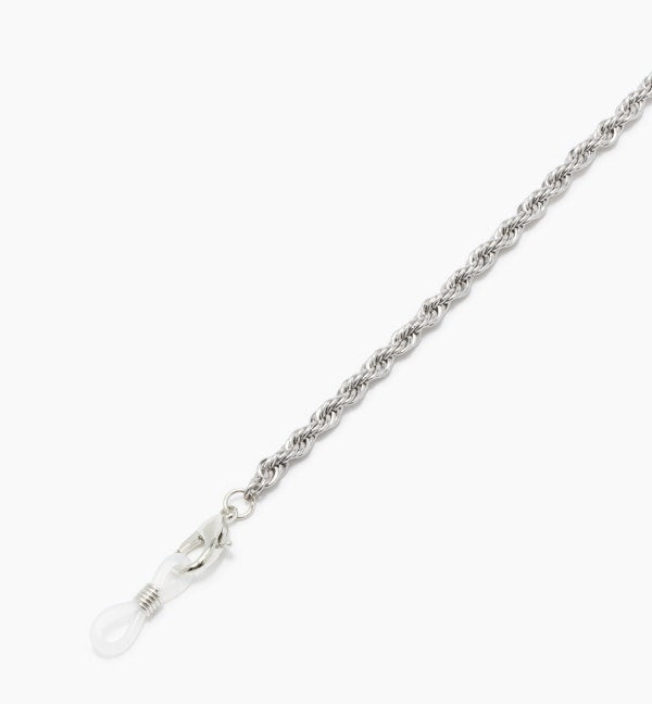 Elegant Slender Twist Stainless Steel Eyebrow Glasses Chain 700mm - Perfect for Reading, Fashion Accessories & Eyewear Security