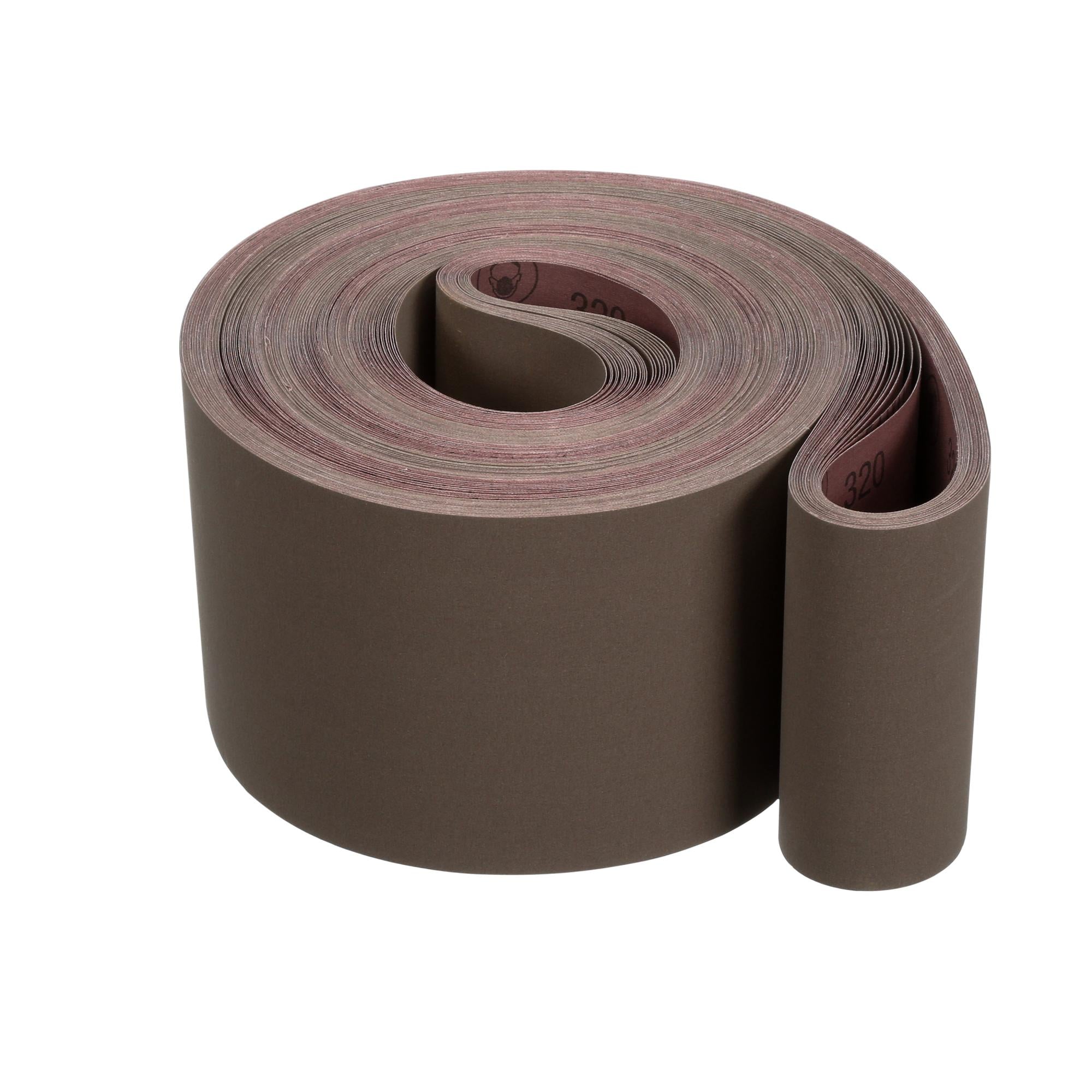 3M 211K Cloth Belt - 6 in x 168 in, 320 J Weight, Film Lok, L Flex - Ideal for Metal Finishing, Wood Sanding & Industrial Applications