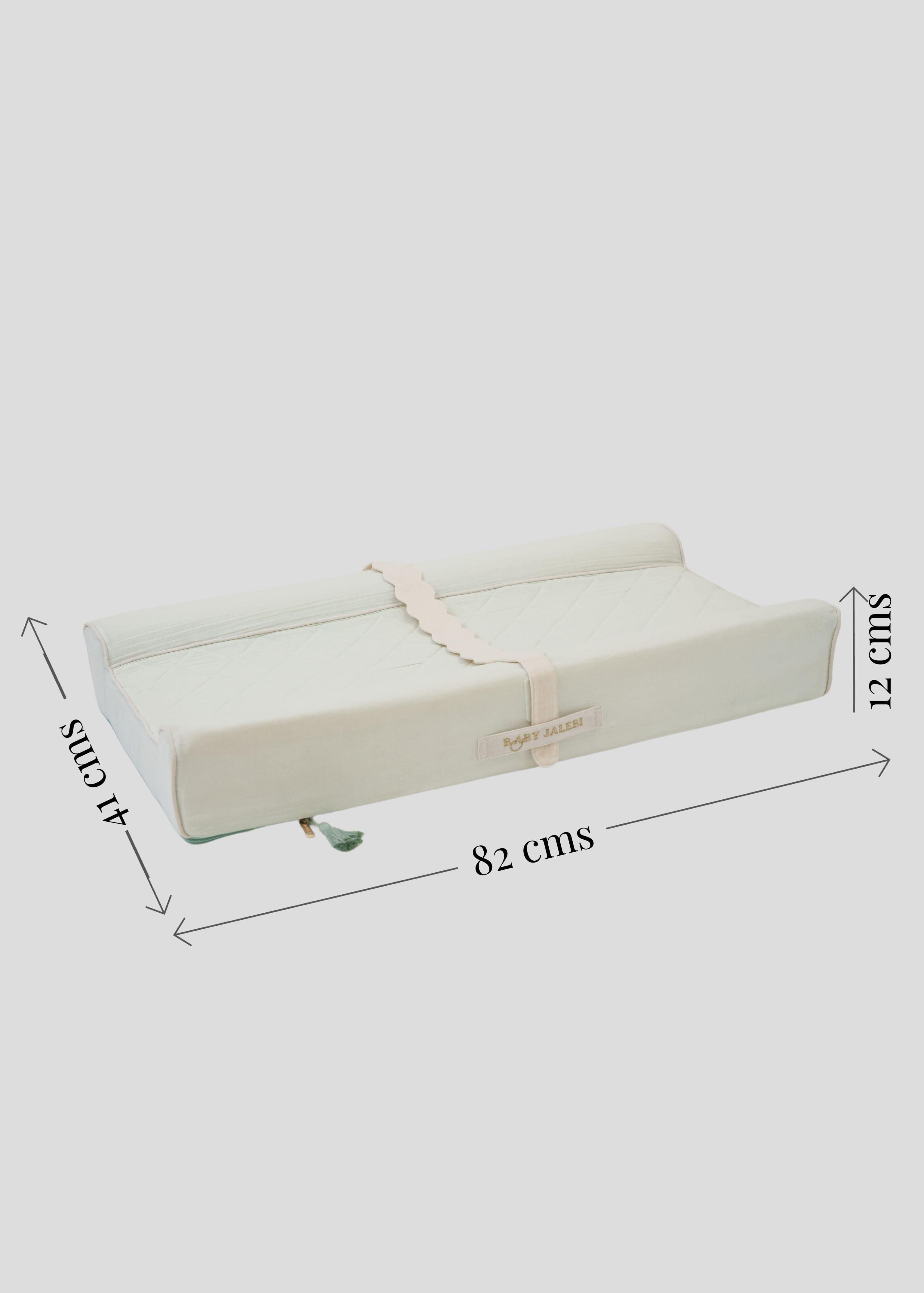 Premium Baby Changing Station - Soft Mint Green - Portable Diaper Changing Pad for Nursery, Travel & On-the-Go - Waterproof & Easy to Clean