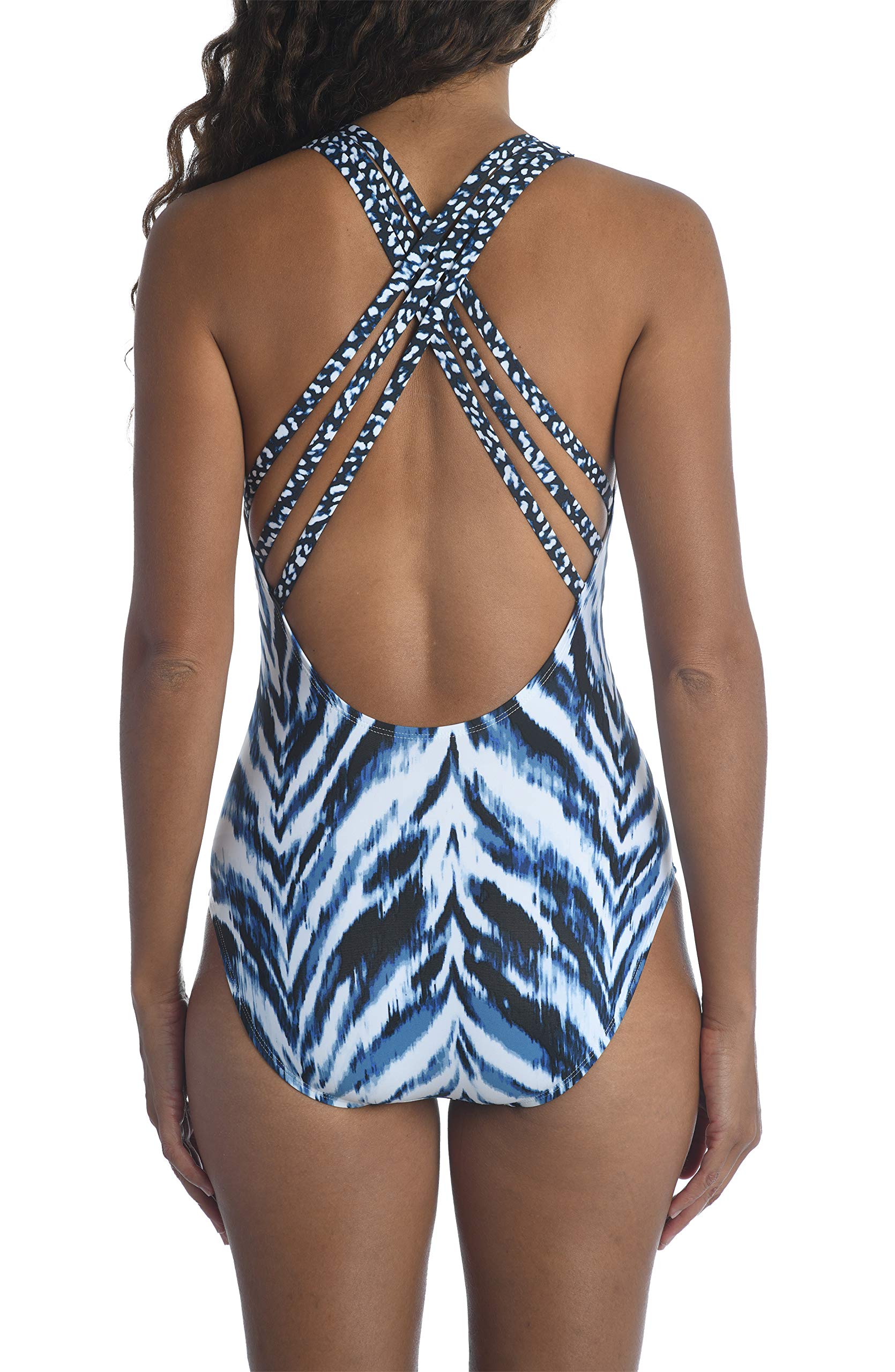 La Blanca Women's Multi Strap Cross Back One Piece Swimsuit - Sexy Supportive Bathing Suit for Beach, Pool & Vacation | Perfect for Swimming, Sunbathing & Resort Wear
