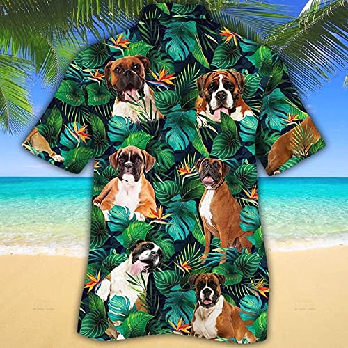 Stylish Tropical Hawaiian Shirts for Men & Women - Short Sleeve Animal Print Button Down Shirts Set of 40 | Perfect for Beach Vacations, Summer Parties & Casual Wear