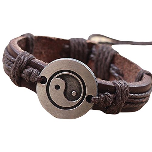 2022 Graduation Gifts - Yin Yang Tai Chi Charm Bracelet for Men & Women - Spiritual Jewelry for Yoga, Meditation & Daily Wear