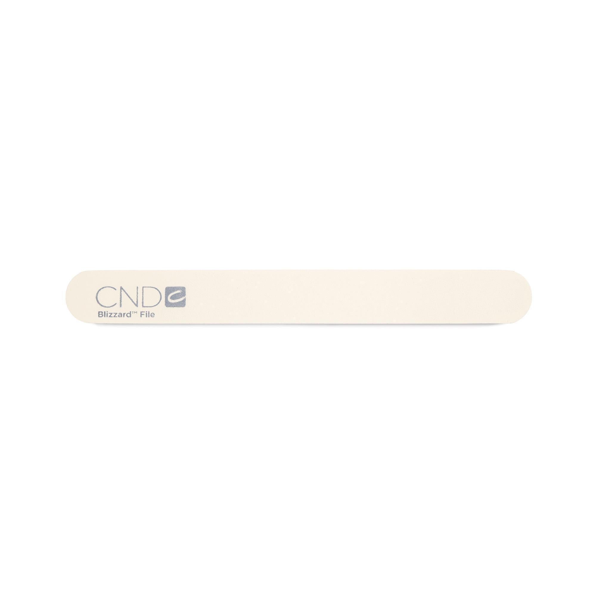 CND Blizzard Board Nail Files - 50 Pack White Emery Boards for Professional & At-Home Manicures - Perfect for Salons, DIY Nail Care & Travel