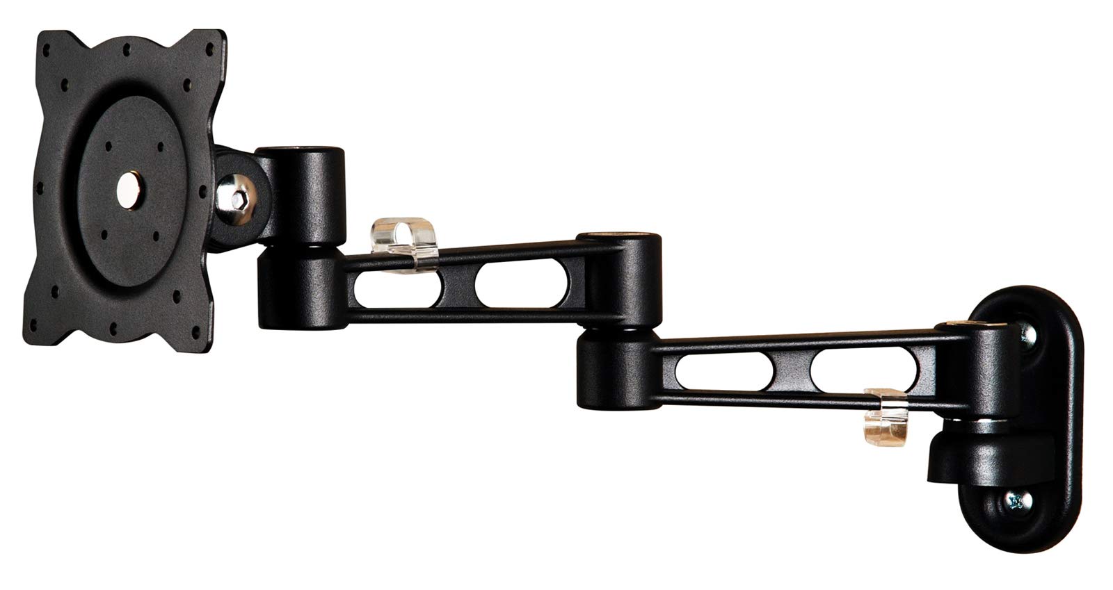 Adjustable LCD Monitor Arm - Ergonomic Wall Mount with 5 Joints for 13-32 Inch Screens (Black) - Perfect for Home Office, Gaming & Workspace Setup
