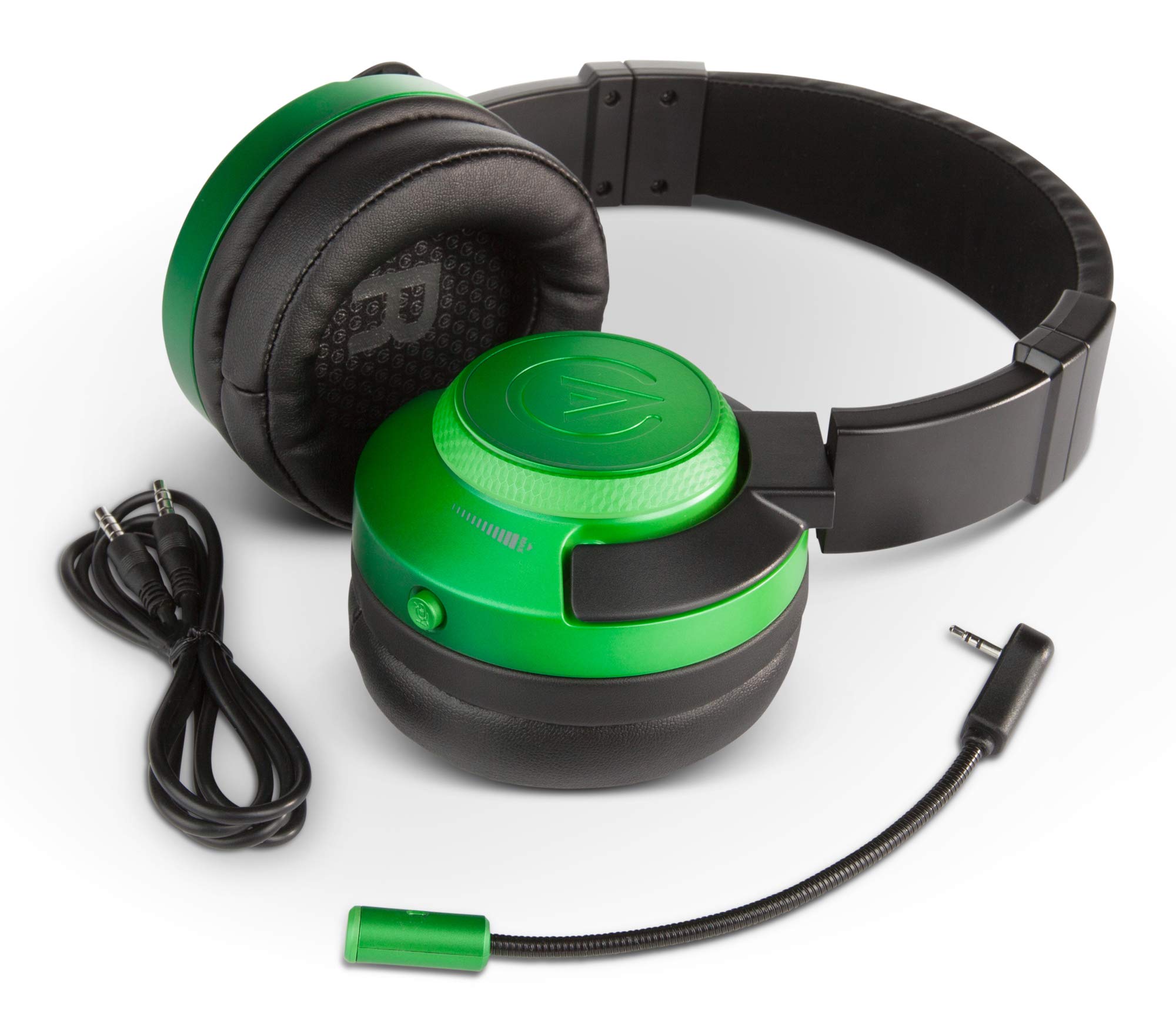 PowerA Fusion Wired Stereo Gaming Headset with Mic - Compatible with PS4, Xbox One, Nintendo Switch, PC, Mac, VR, Android & iOS - Emerald Fade | Perfect for Competitive Gaming, Streaming & Online Chat