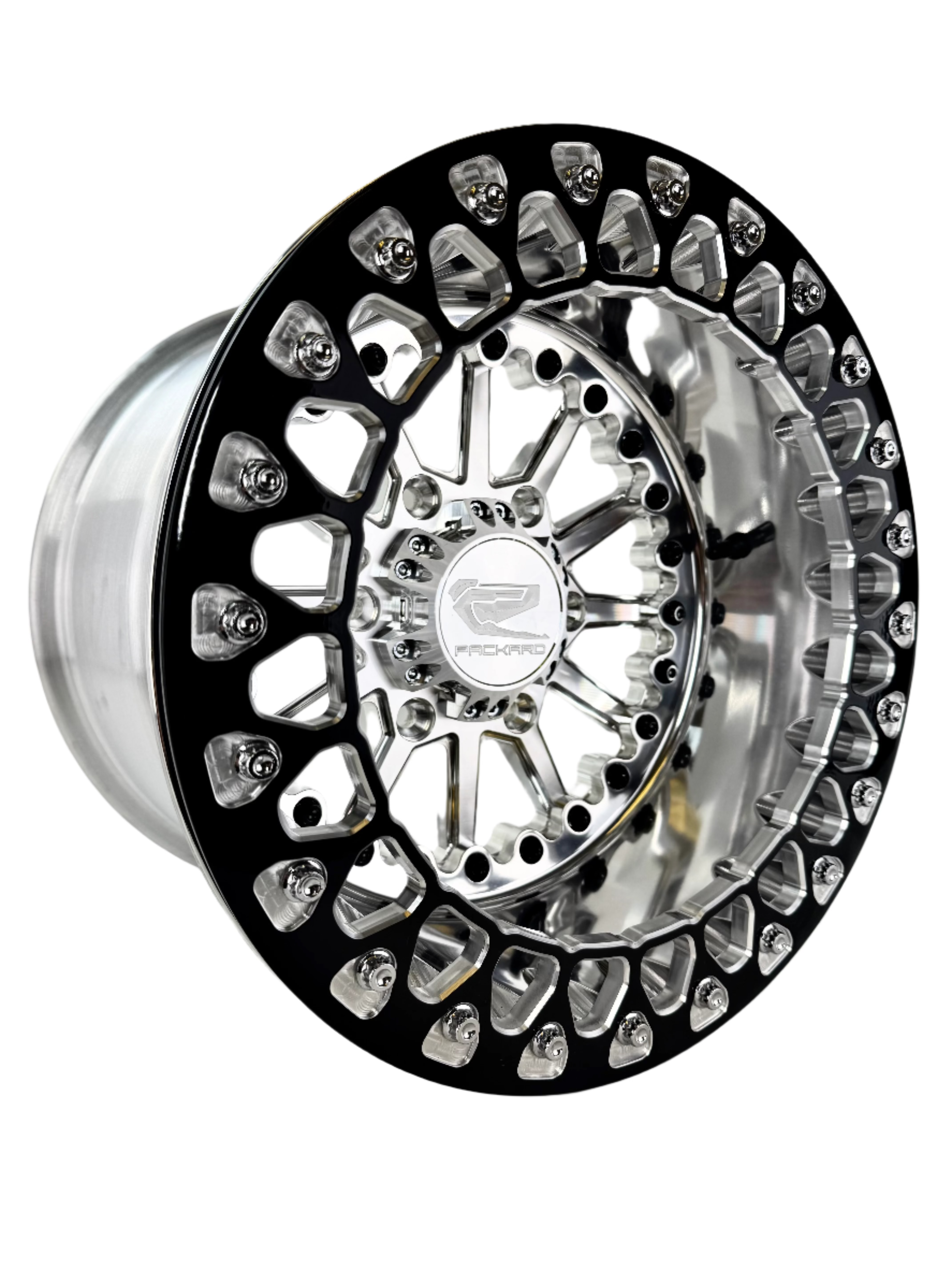 Element FF Forged Polished Beadlock Wheels - Silver Maverick R 6x139.7 Bolt Pattern for Off-Road Trucks & SUVs | Durable Alloy Rims for Adventure & Performance Driving