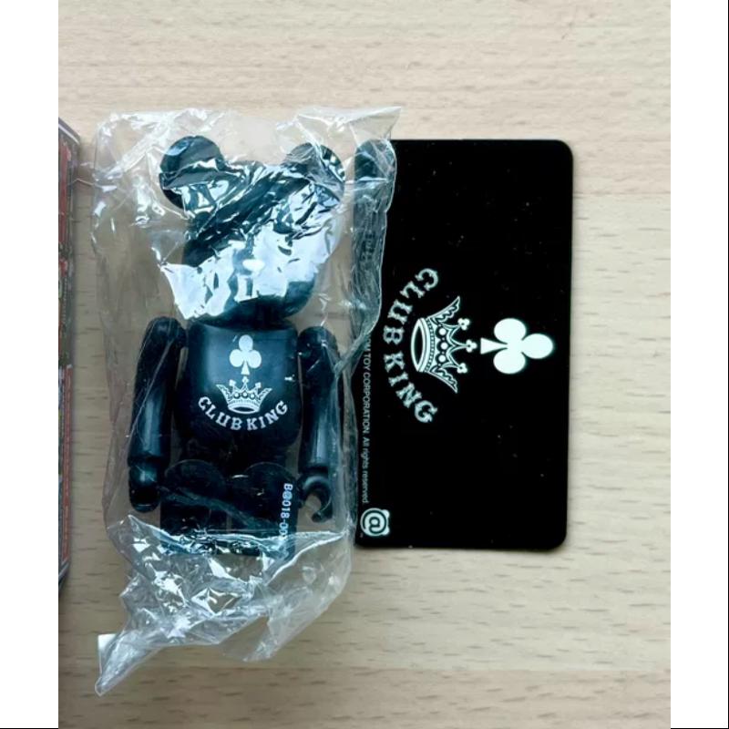 Bearbrick Series 18 Super Secret CLUB KING 100% Collectible Figure - Limited Edition Art Toy for Display & Collection - Perfect for Home Decor, Office Display, and Anime Fans Gifts