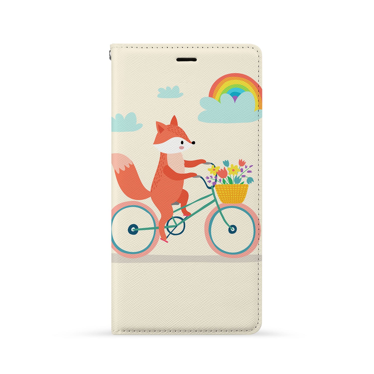 Cute Forest Friends iPhone Wallet - Slim Leather Card Holder for iPhone 12/13/14/15 Pro Max - Perfect for Travel, Shopping & Everyday Use