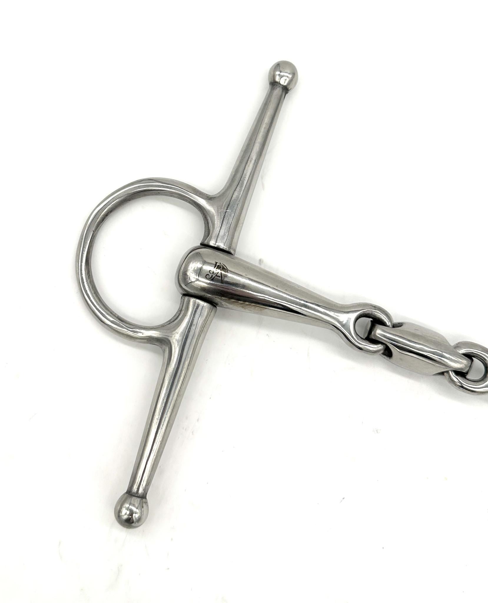 Jake Adams Elliptical Locking Full Cheek Bit - English Horse Riding Bit for Dressage & Jumping - Perfect for Training & Show Riding