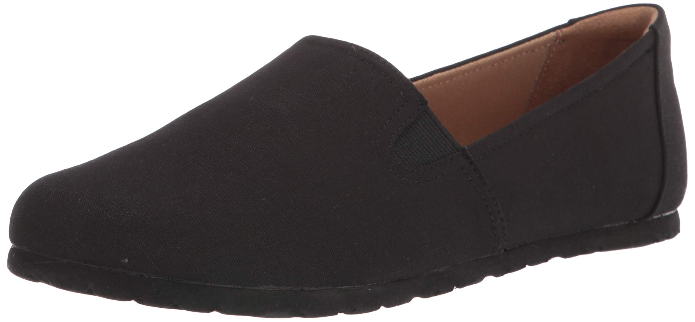 Amazon Essentials Women's Casual Slip-On Canvas Flat Shoes - Comfortable & Lightweight for Everyday Wear, Walking, Travel & Work