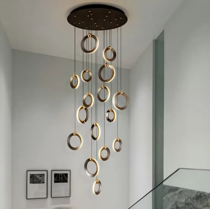 Extra Large Chandeliers for High Ceilings - Elegant Crystal Ceiling Lights for Grand Entryways, Dining Rooms & Luxury Living Spaces