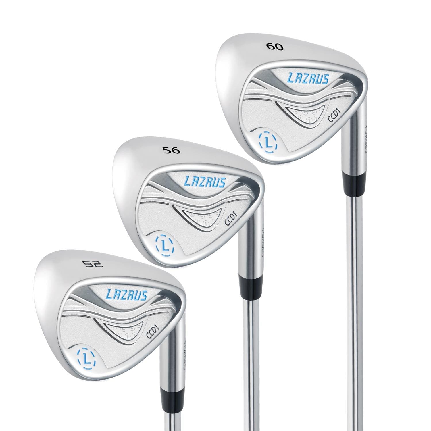 Premium Forged Golf Wedges Set (52° 56° 60° or 50° 54° 58°) - Cavity Back Design for Better Control & Spin | Perfect for Short Game, Bunker Shots & Approach Play