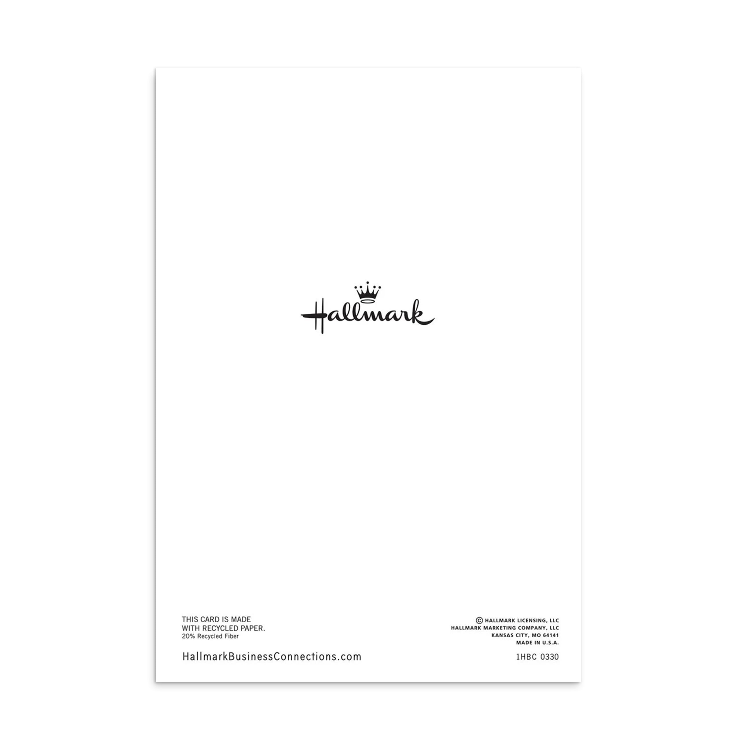 Hallmark Business Bulk 100 Pack Thank You Cards for Customers (Grateful for You) - 5 x 7 Inch Blank Inside Greeting Cards with Envelopes - Perfect for Client Appreciation, Employee Recognition & Business Thank You Notes