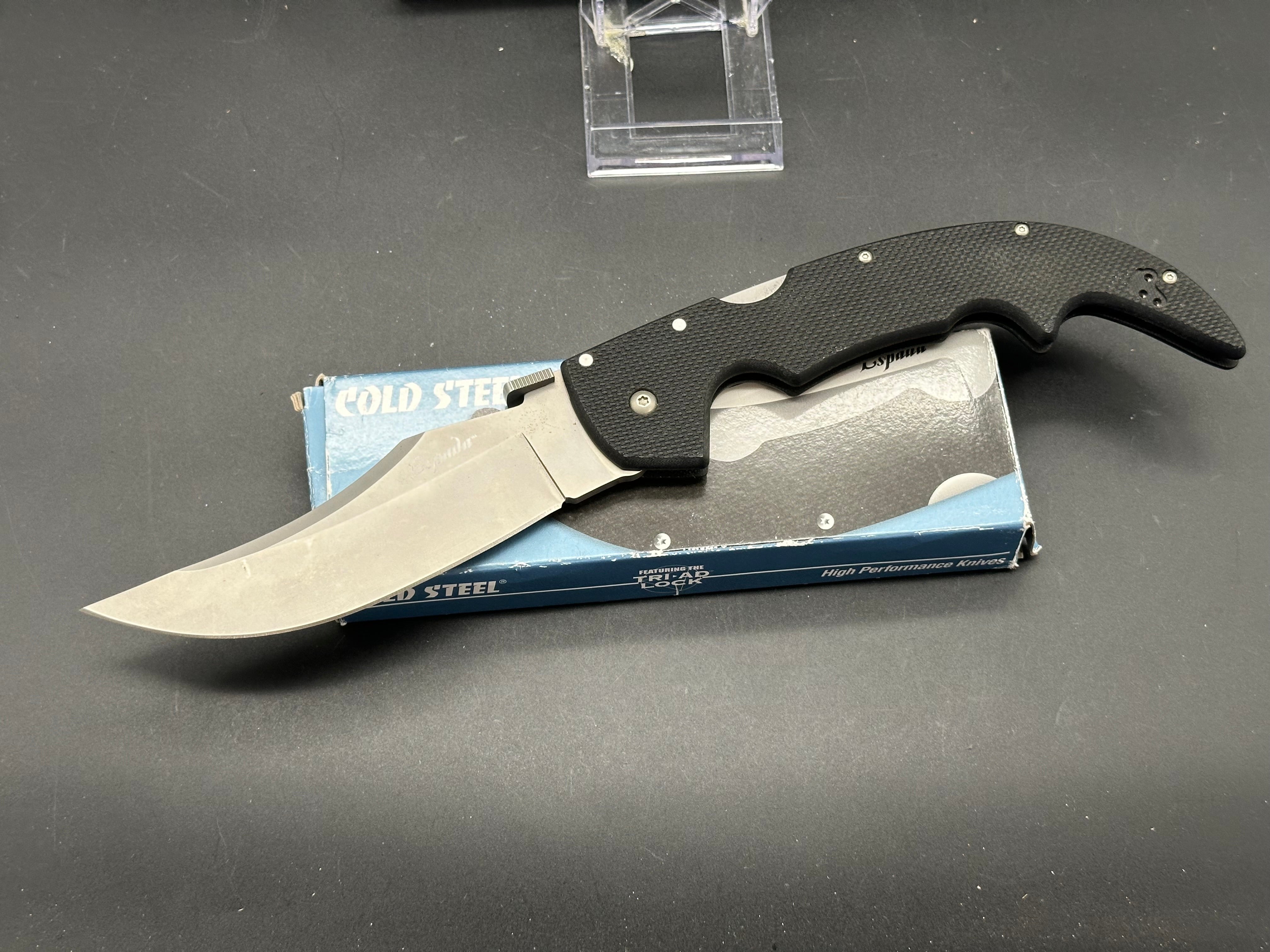 Cold Steel Espada Large Lockback Knife - G10 Handle, 5.5