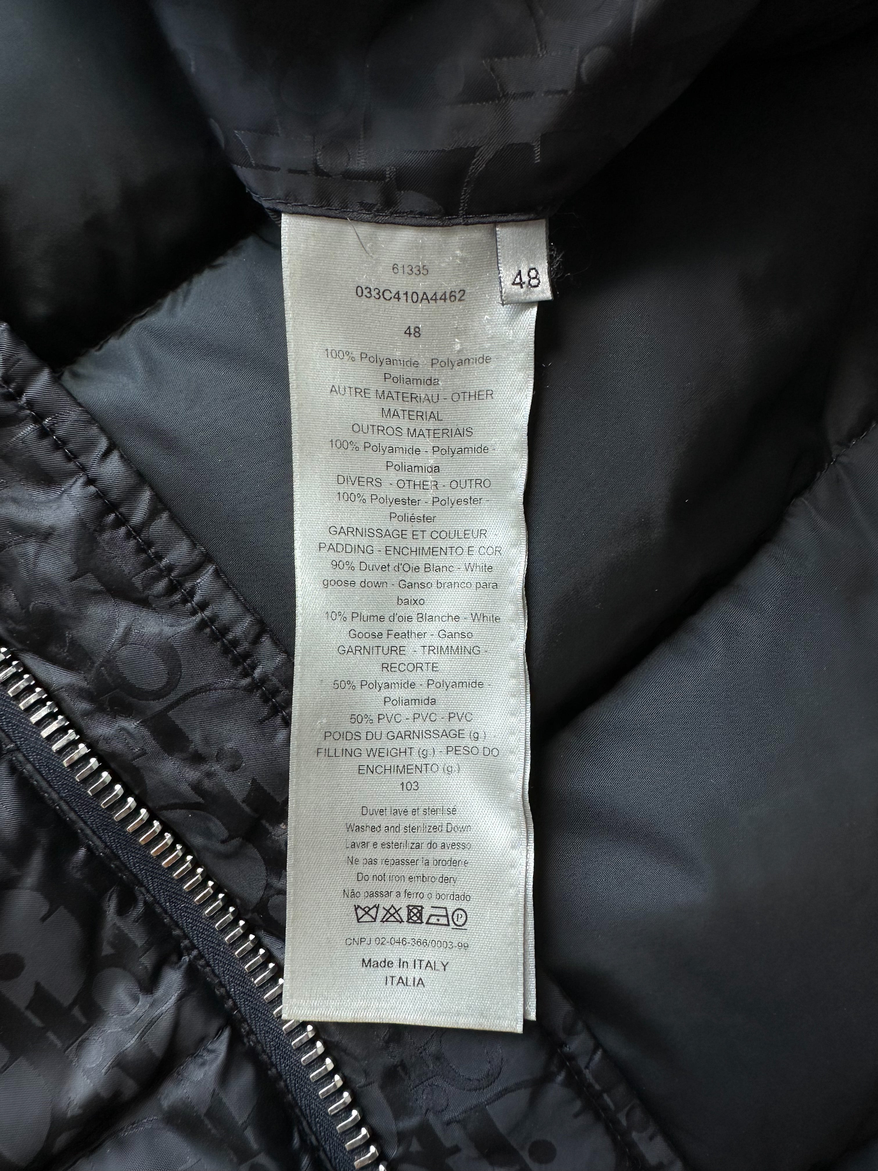 Dior Black Oblique Puffer Vest for Women - Lightweight Quilted Down Jacket | Winter Fashion Outerwear for Casual & Street Style
