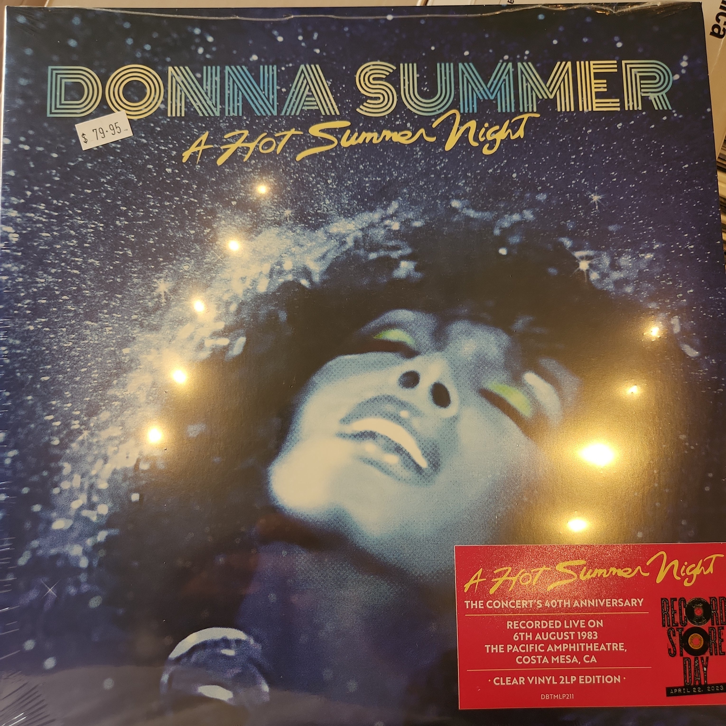 Donna Summer A Hot Summer Night 40th Anniversary Limited Edition Vinyl Record - Perfect for Music Collectors & Disco Lovers, Great for Home Listening & Party Nights