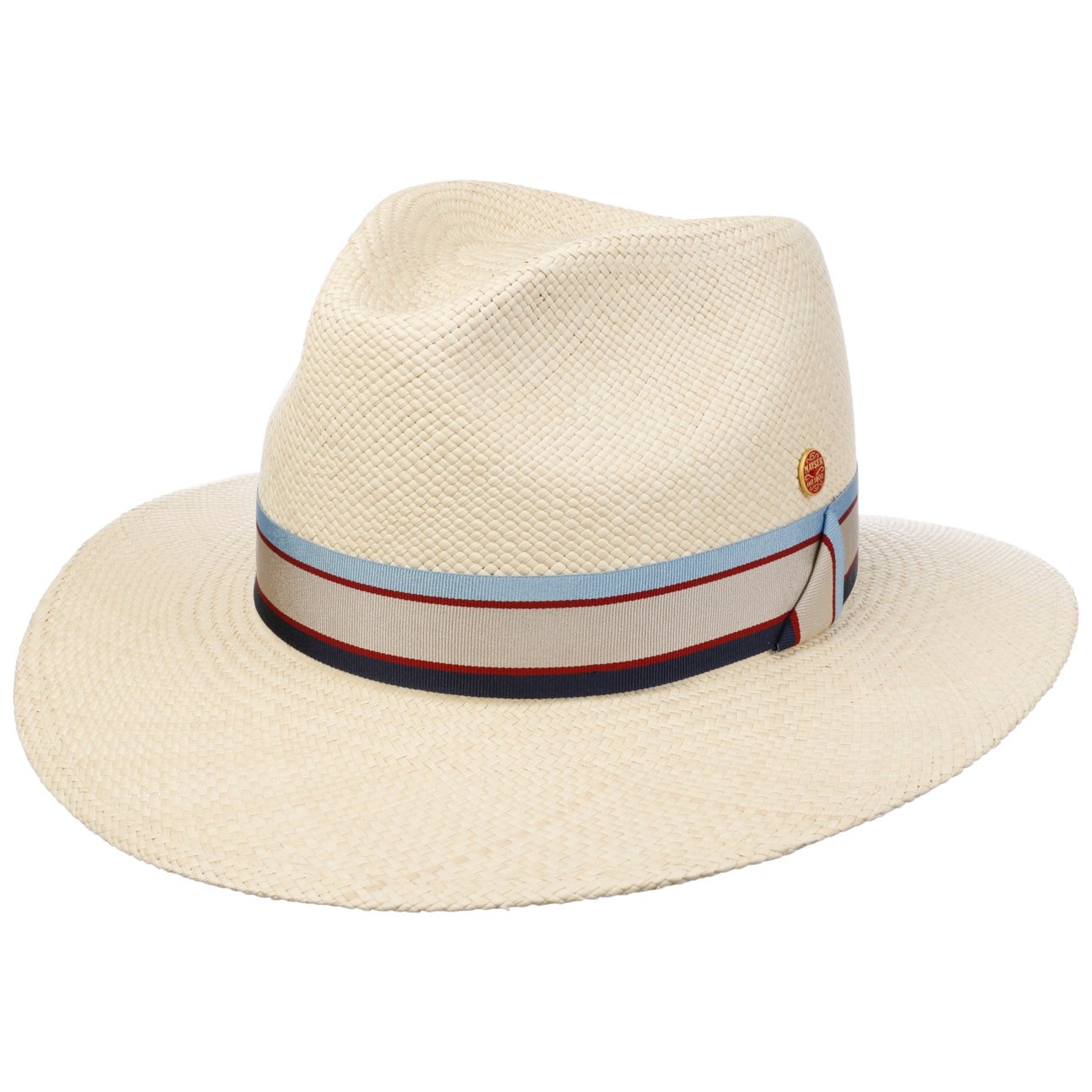 Premium Gedeon Panama Hat by Mayser - 100% Toquilla Straw Fedora Hat for Men & Women - Sun Protection & Breathable Summer Hat for Beach, Travel, and Outdoor Activities