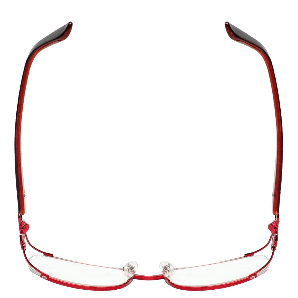 Calabria 838CL Blue Light Blocking Computer Reading Glasses with Hard Case - Anti Eye Strain for Work, Gaming & Screen Use