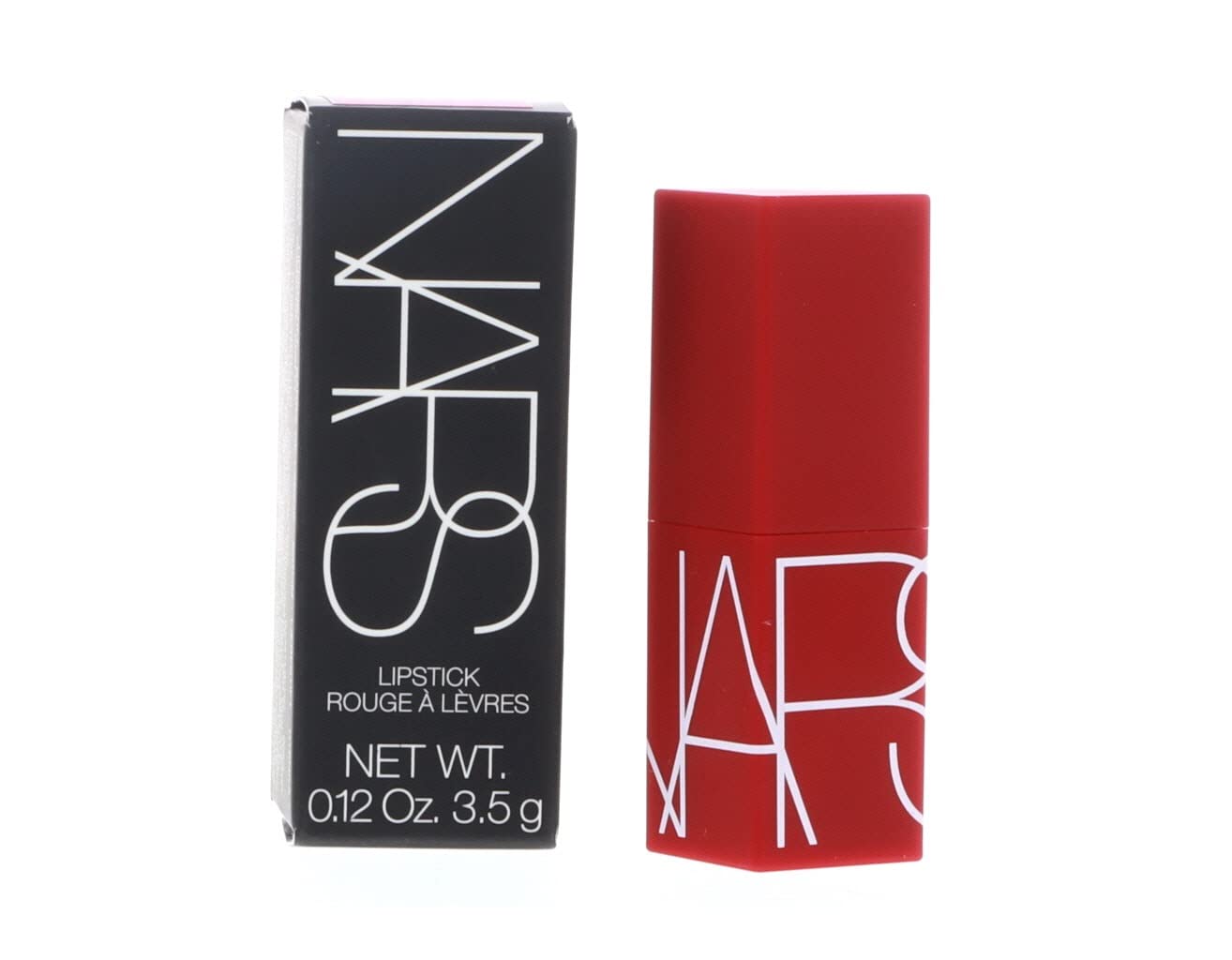 NARS Semi-Matte Lipstick - Jungle Red | Long-Lasting, Highly Pigmented Lip Color for Women | Perfect for Everyday Wear, Date Night & Special Occasions