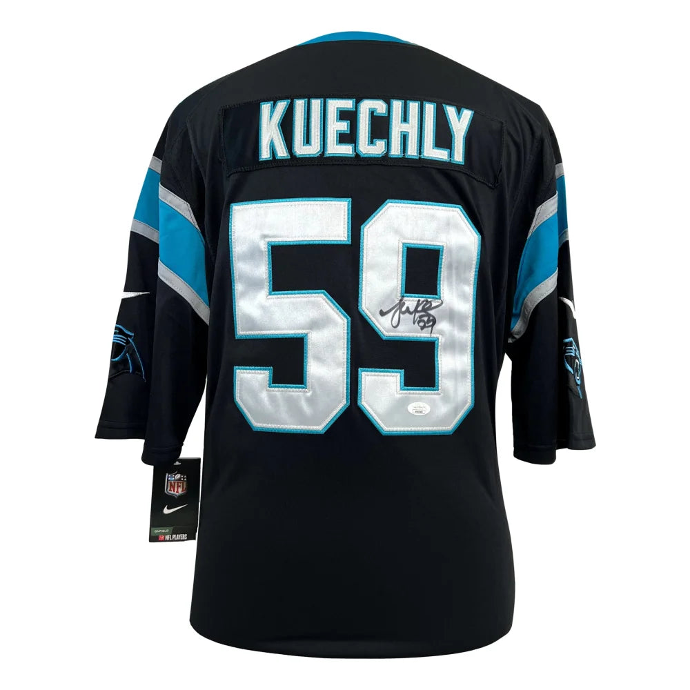 Authentic Luke Kuechly Signed Carolina Panthers #59 Jersey with JSA COA - Perfect for NFL Collectors, Sports Memorabilia Displays & Panthers Fan Gifts