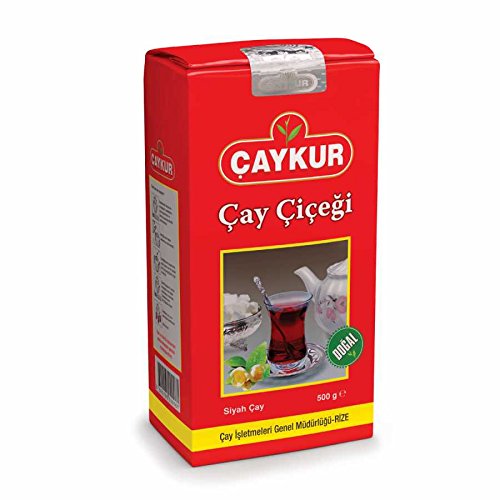 Premium Caykur Black Tea (Cay Cicegi) 500g - Pack of 10 | Authentic Turkish Tea Leaves for Brewing, Gifting & Traditional Tea Ceremonies