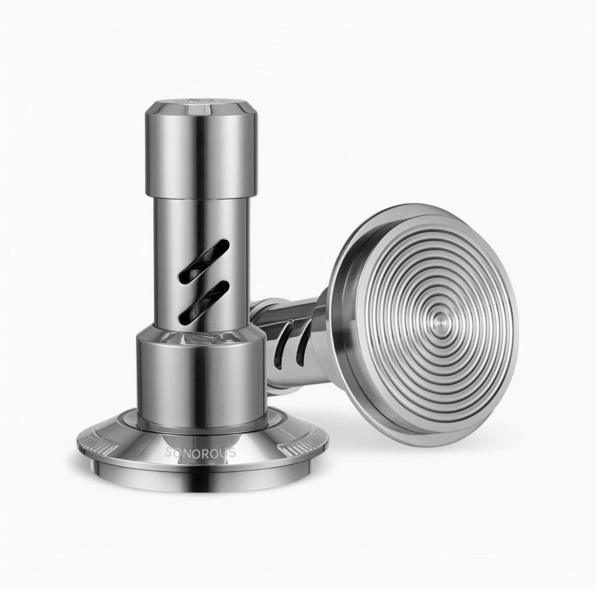 Premium Titan Tamper and Coffee Distributor - Barista Tool for Espresso Machine, Perfect for Home Brewing and Professional Coffee Shops | Even Coffee Grounds for Rich Flavor