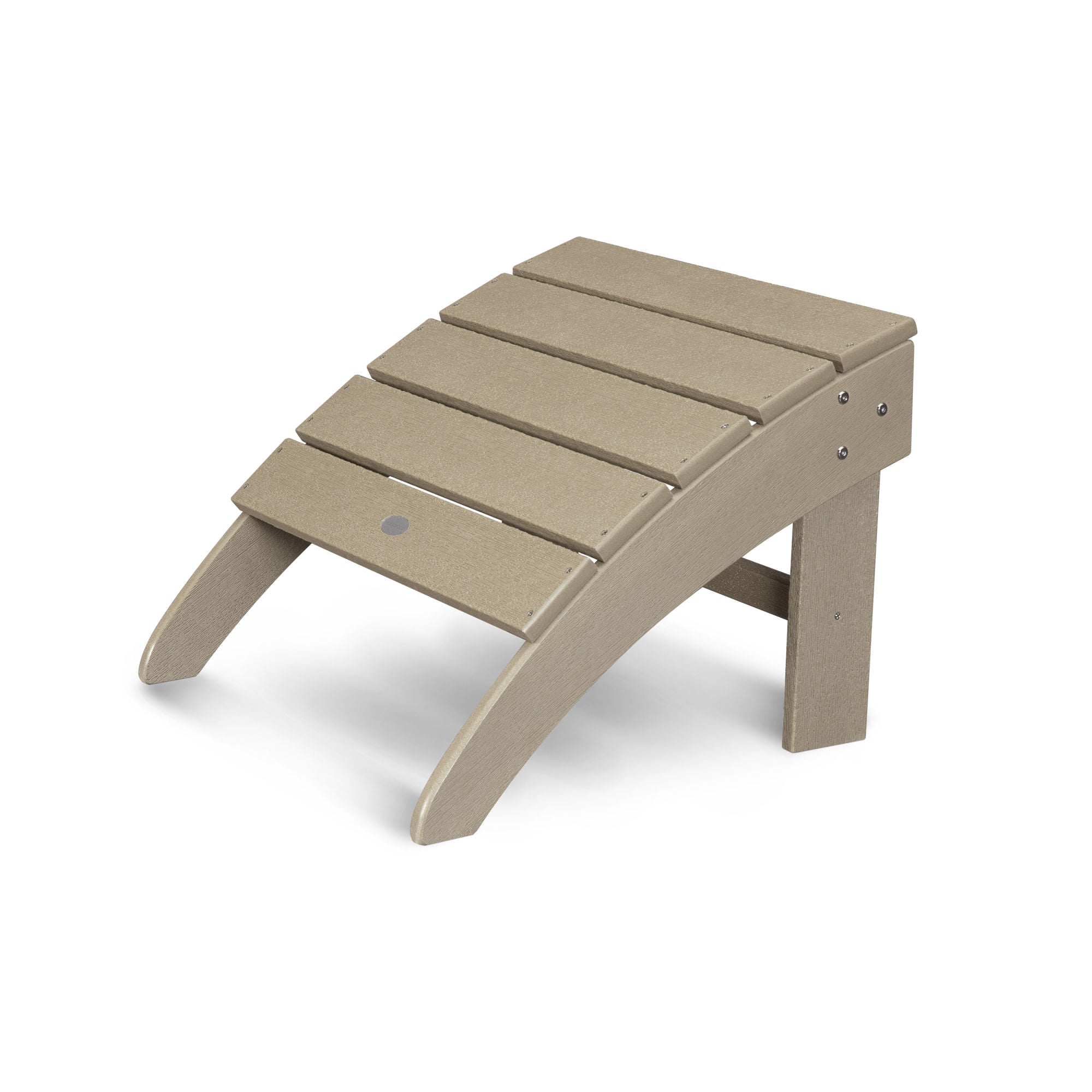 POLYWOOD South Beach Adirondack Ottoman - Outdoor Patio Furniture, Weather-Resistant Plastic Adirondack Chair Footrest - Perfect for Poolside, Garden, Deck & Backyard Relaxation