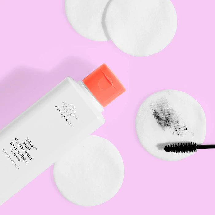 Drunk Elephant Milki Micellar Water - Gentle Makeup Remover & Cleanser for All Skin Types | Perfect for Daily Skincare Routine & Travel
