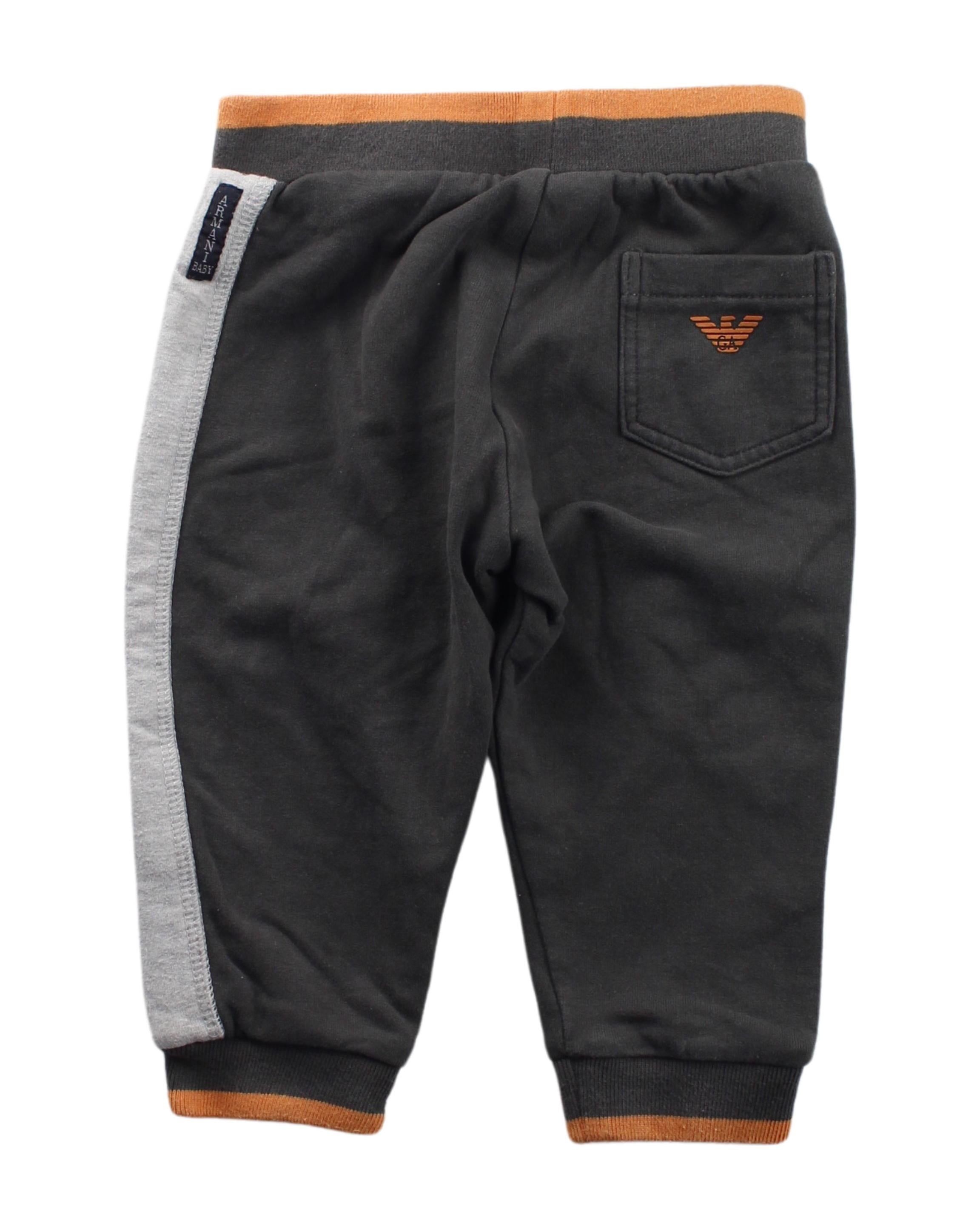 Armani Men's Sweatpants - Comfortable Cotton Joggers for Casual Wear & Lounge, Size 3-6 Months - Perfect for Newborns & Infants | Baby Shower Gift & Everyday Outfits