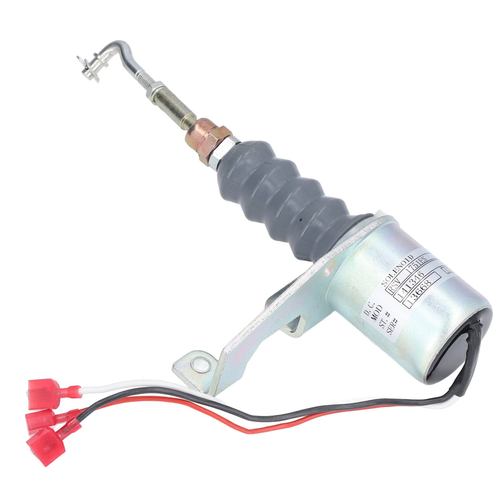 RSV 1751ES Corrosion Resistant Standard Size Engine Stop Solenoid Fuel Pump Shut Off Valve - Compatible with Marine, Agricultural & Industrial Equipment