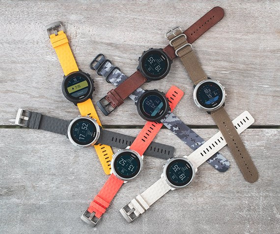 SUUNTO Q/R Textile Zulu Watch Band - Durable Nylon Strap for Outdoor & Adventure Activities - Perfect for Hiking, Running, and Military Use