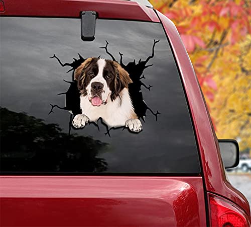 3-Piece Saint Bernard Car Stickers and Decals Set - 12