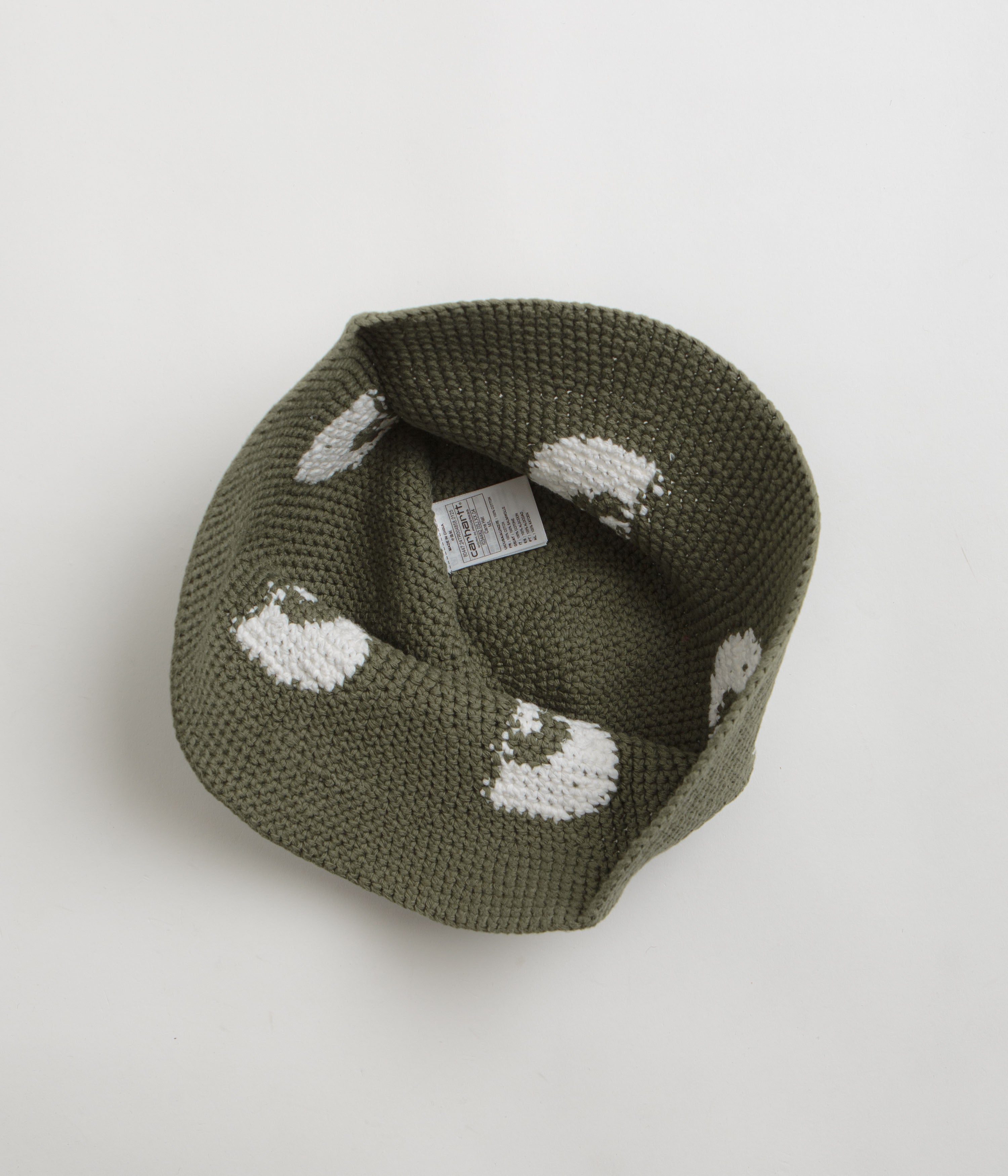 Carhartt Cane Bucket Hat - Dollar Green & White | Outdoor Work & Summer Sun Protection Hat for Men & Women