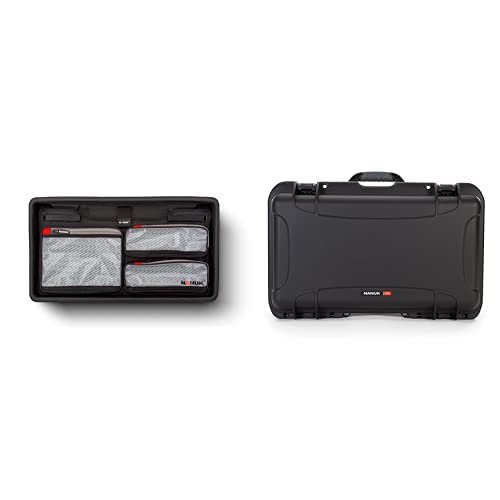 Nanuk 935-LIDO Lid Organizer for Nanuk 935 Waterproof Carry-On Hard Case with Wheels - Black | Travel Accessory for Business & Adventure Trips