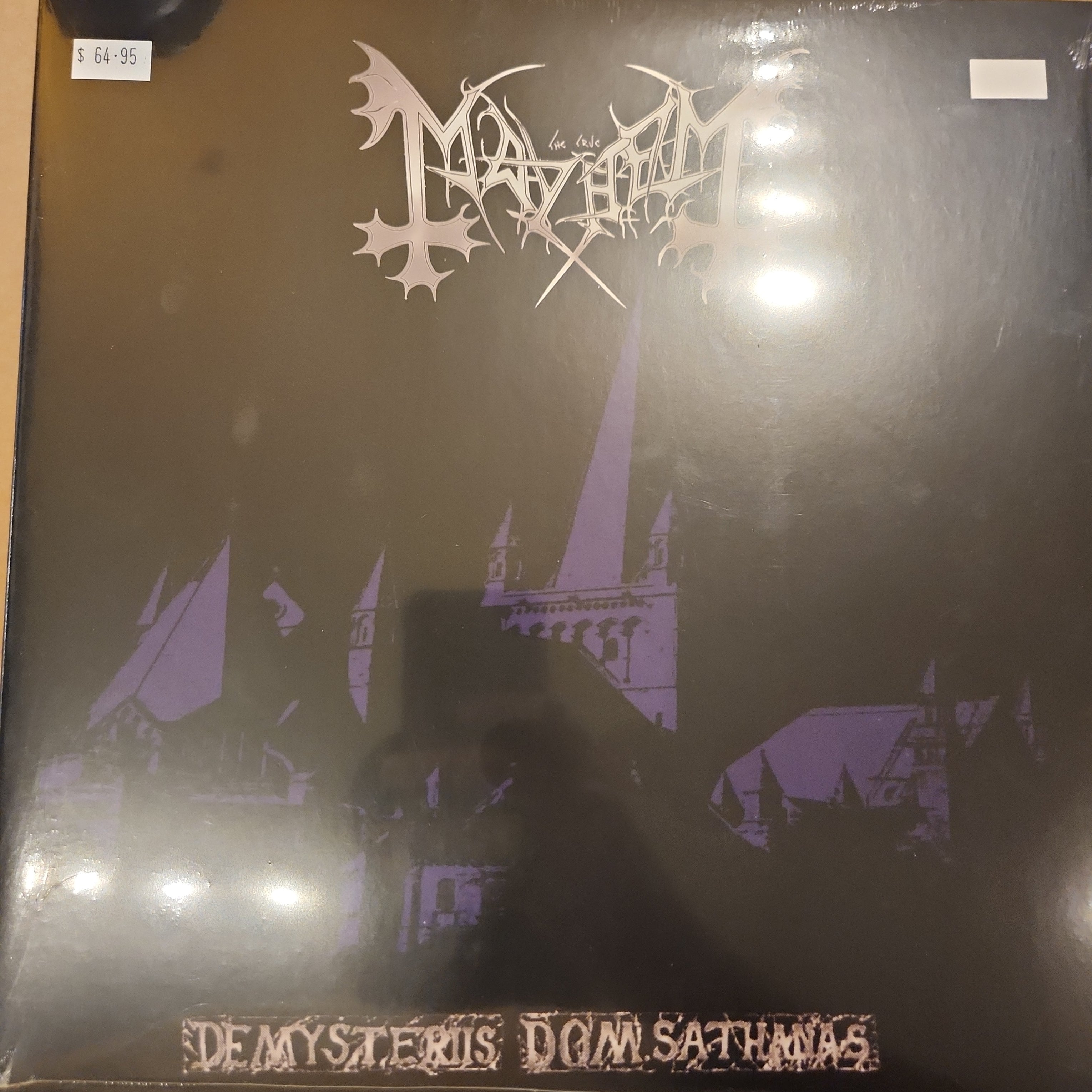 Mayhem - Demysteriis Dom Sathanas Vinyl LP Record | Black Metal Music Album | Perfect for Collectors & Music Enthusiasts