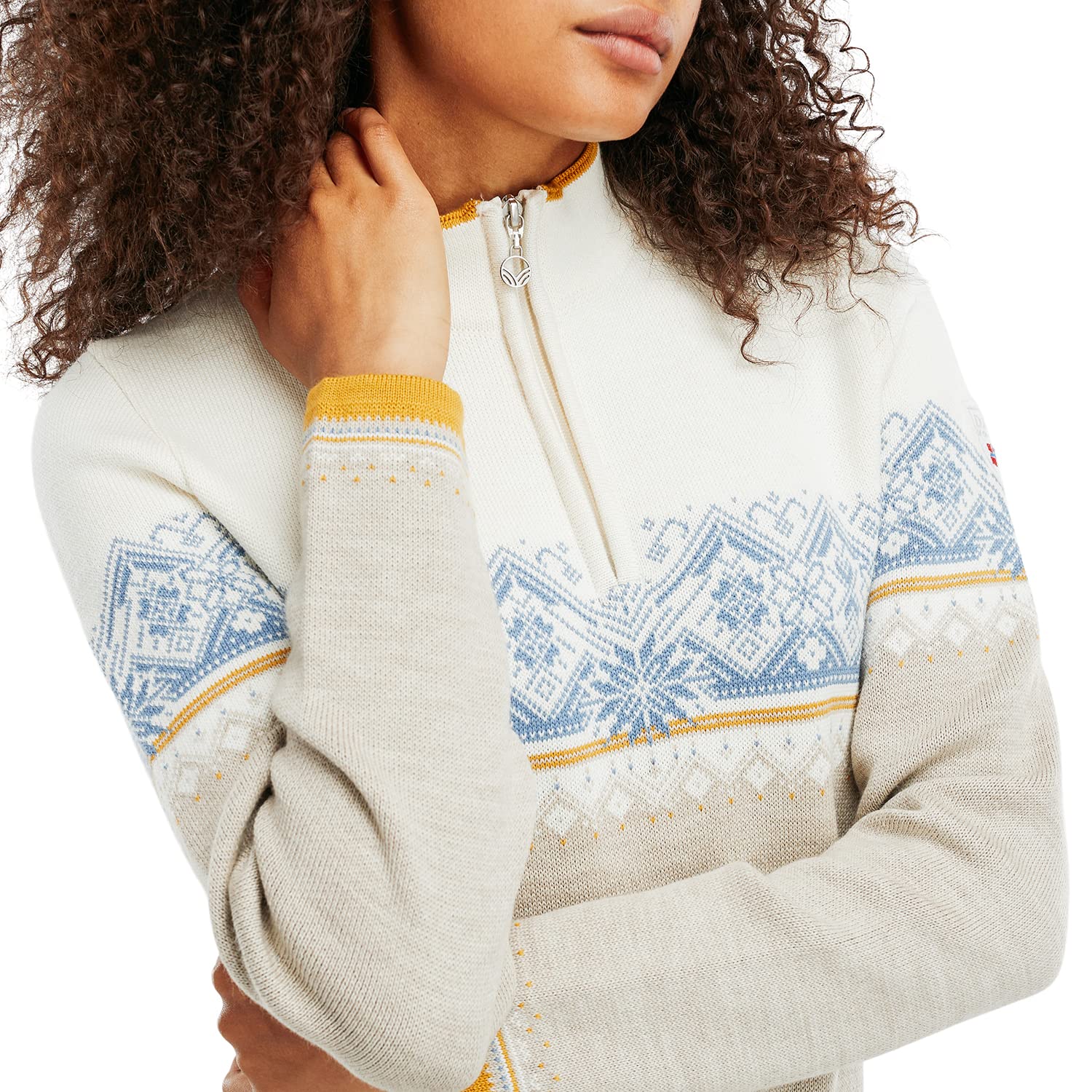 Dale of Norway Moritz Women's 100% Merino Wool Pullover Sweater - Warm Winter Knitwear for Ladies - Perfect for Skiing, Hiking & Casual Outfits