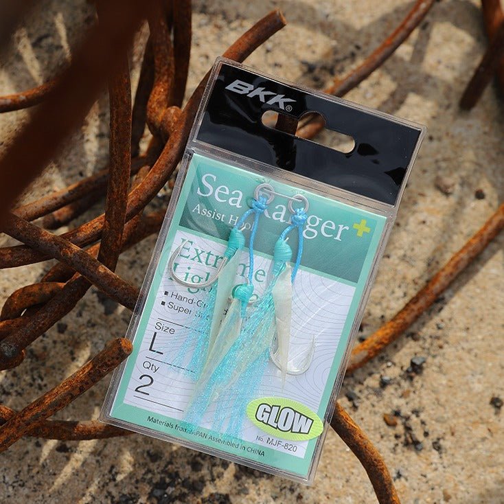 BKK Sea Ranger Assist Hooks - Strong Saltwater Fishing Hooks for Tuna, Marlin & Big Game Fish | Perfect for Offshore & Deep Sea Fishing Adventures