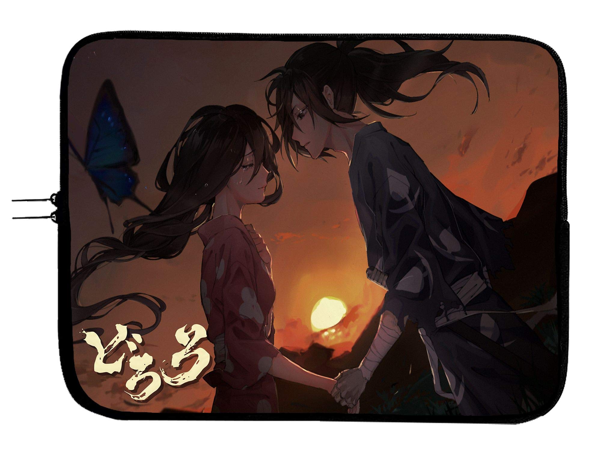 Dororo Anime Laptop Sleeve 15 Inch - Waterproof Neoprene Case for MacBook, Surface Pro & Tablets - Anime Mousepad Included - Perfect for Work, School & Travel