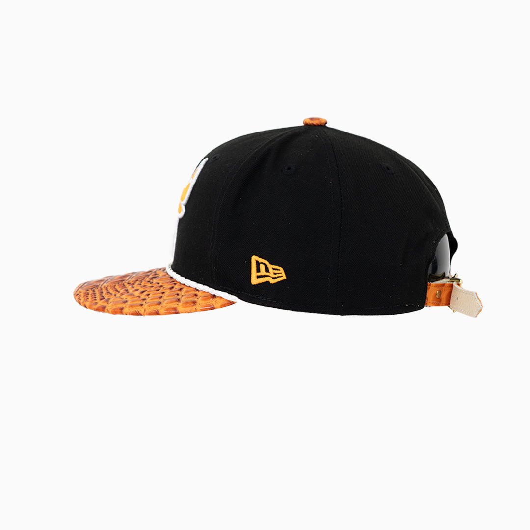Breyer's Buck 50 Chicago Bulls Snapback Hat with Genuine Leather Visor - Perfect for Basketball Games, Streetwear Fashion & Sports Fans