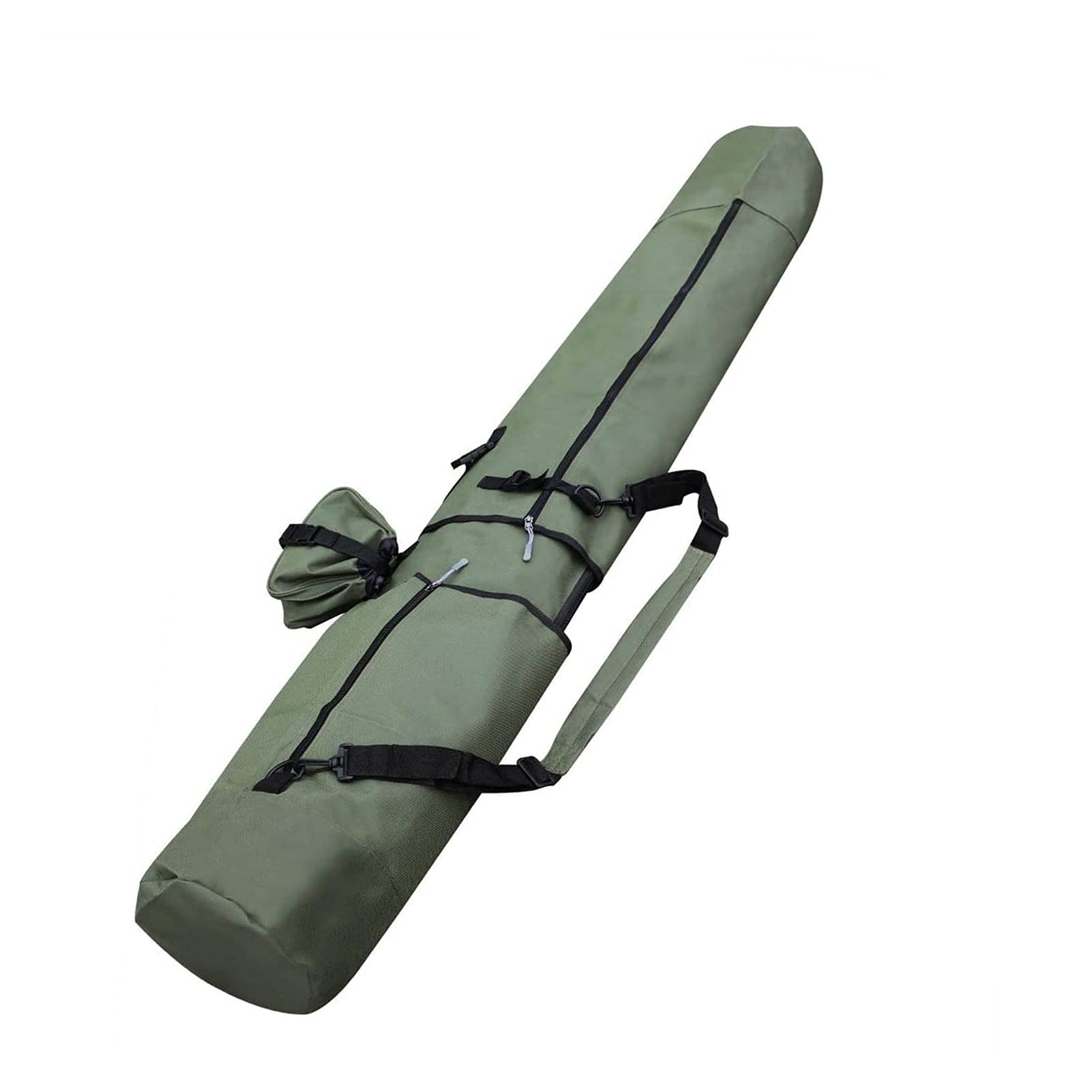 Durable Canvas Fishing Rod and Reel Travel Bag - Portable Fishing Pole Storage Case with Organizer for Fishing Gear | Perfect for Travel, Camping & Outdoor Fishing Trips