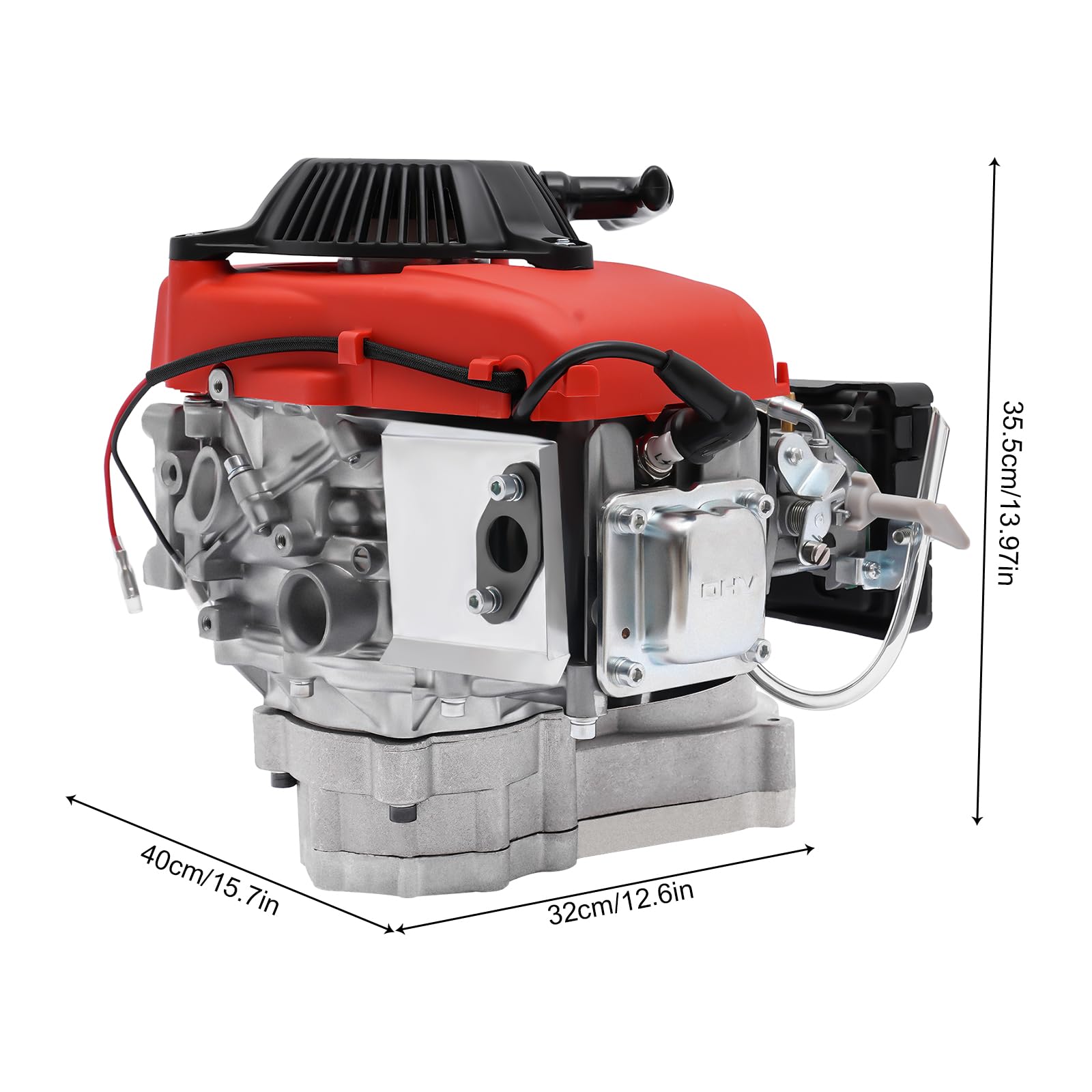 53cc 4-Stroke Bicycle Engine Kit - Gas Motorized Bike Conversion Kit with TCI Ignition & Air Cooling System for Adults - Compatible with Mountain Bikes, Road Bikes & Commuter Bikes - Perfect for DIY Bike Motorization, Urban Commuting & Off-Road Adventures