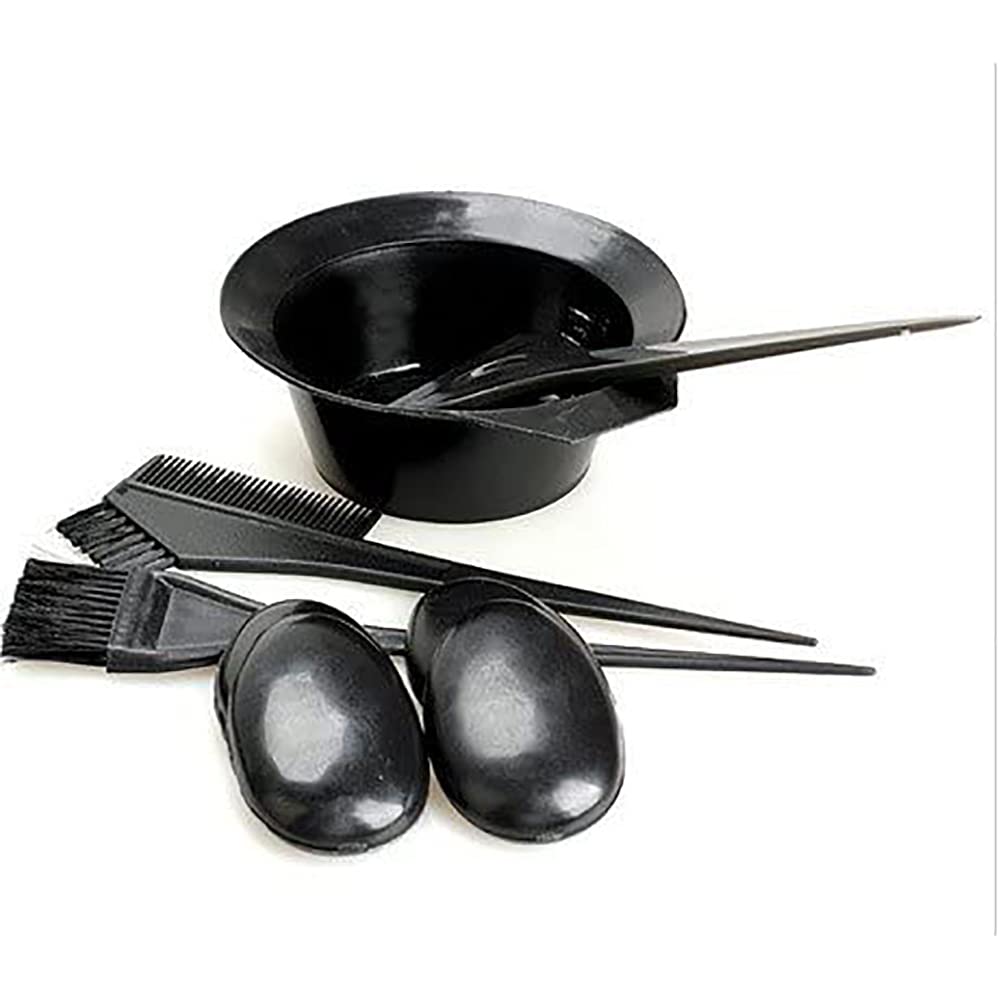 Professional Multi-Use Hair Dye Brush Set with Coloring Bowl - Perfect for DIY Hair Coloring, Perming & Oil Treatments at Home | Salon-Quality Hair Dye Tools for Women & Men