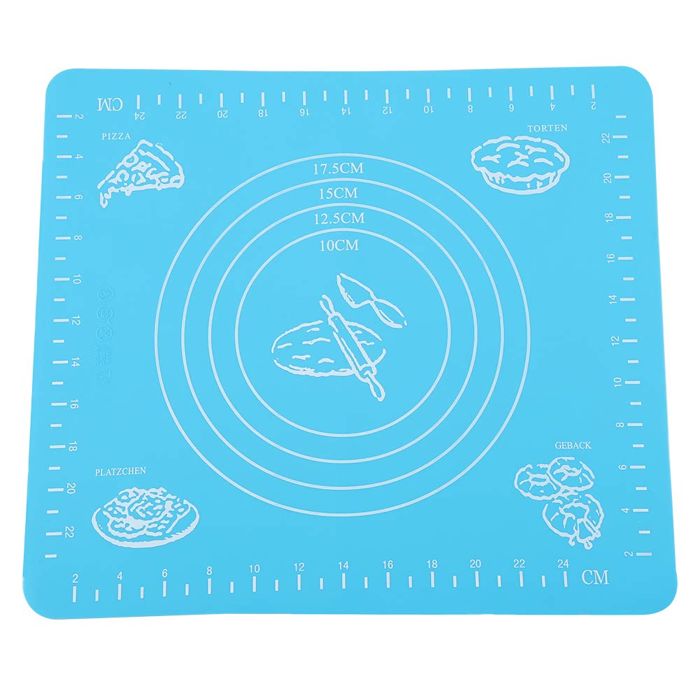 Non-Slip Silicone Baking Mat - Heat Resistant Dough Rolling Pad, Non-Stick Pastry Mat for Cookies, Bread & Pizza - Perfect for Home Baking & Kitchen Use