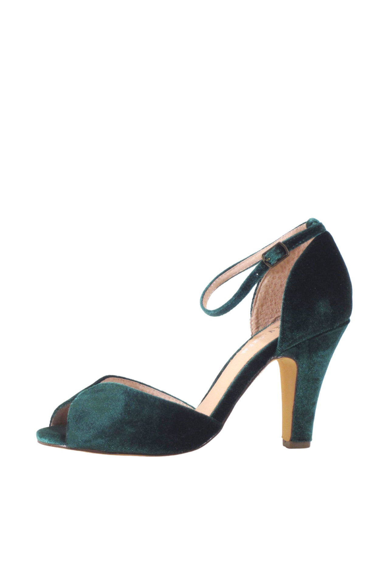 Lola Velvet Heels for Women - Elegant High Heel Pumps with Comfortable Cushioning - Perfect for Parties, Weddings & Evening Events