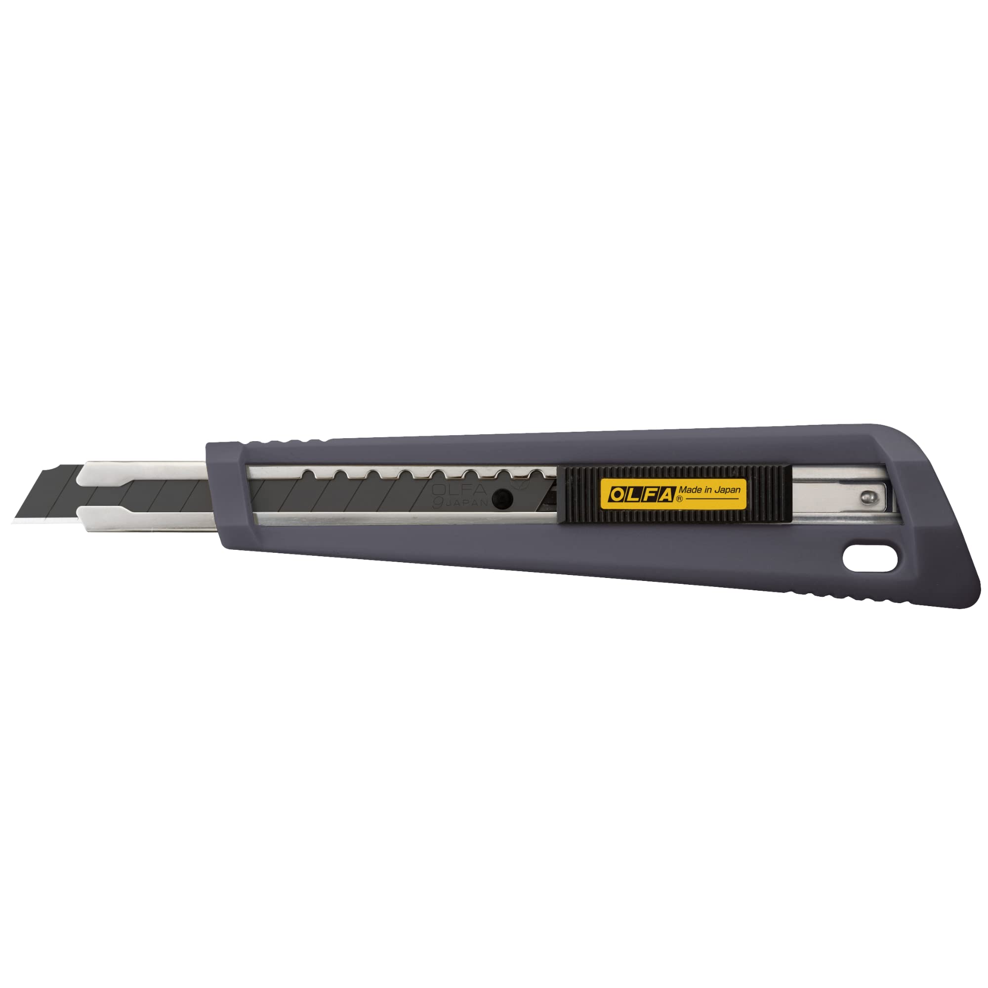 OLFA 9mm Rubber Grip Utility Knife (NA-1) - Retractable Precision Craft Knife with Anti-Slip Handle & Snap-Off Blades for DIY, Art Projects, Packaging, and Home Improvement - Compatible with All OLFA 9mm Replacement Blades