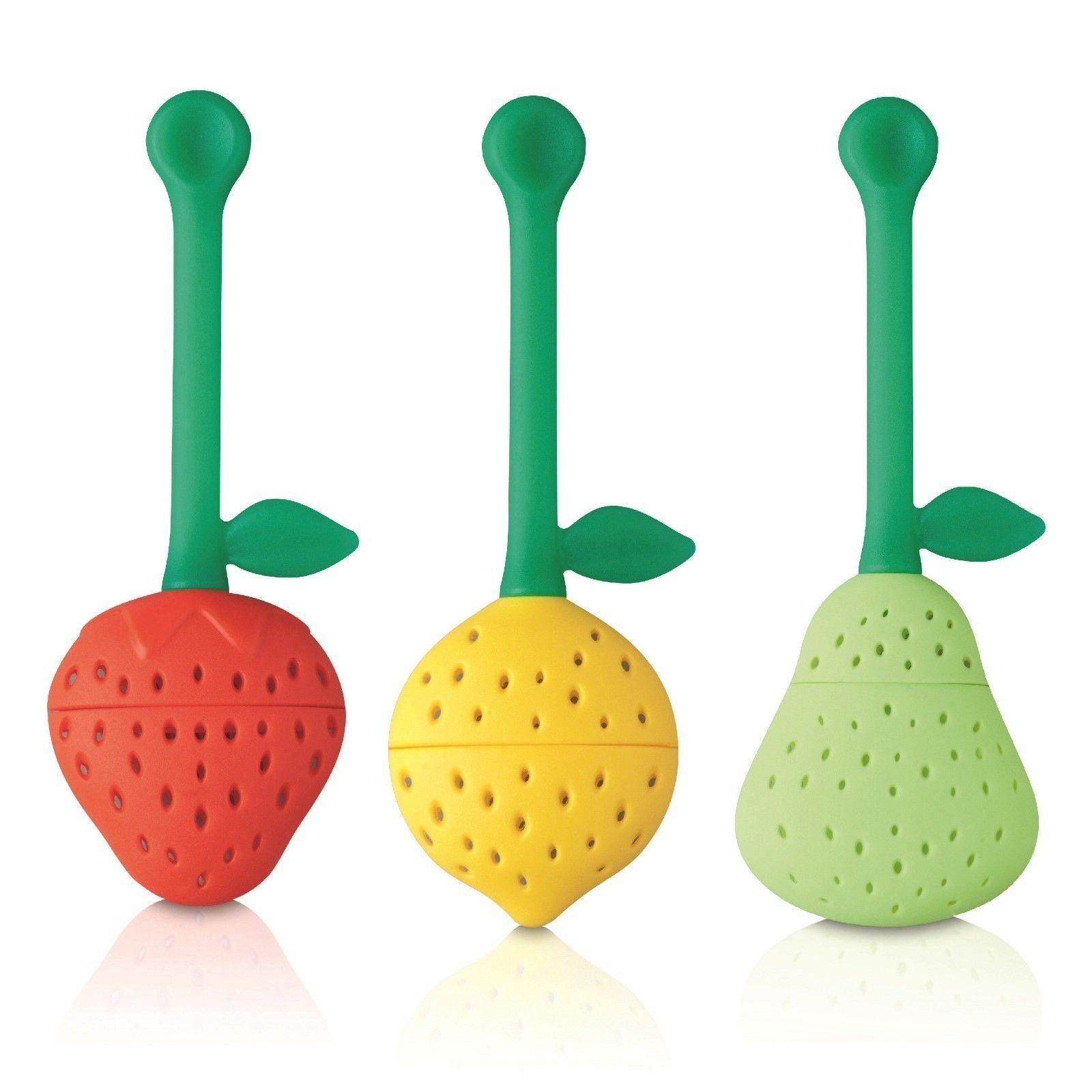 Premium Silicone Tea Infuser with Handle - Lemon Yellow Color | Reusable Loose Leaf Tea Strainer | Perfect for Home, Office & Travel Use